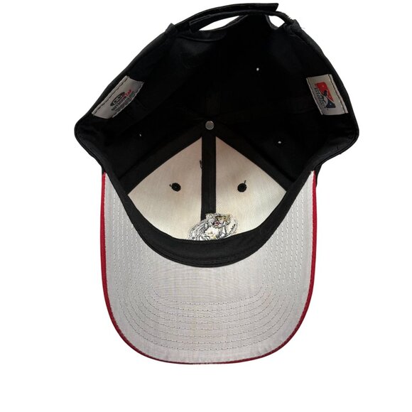 Sacramento RiverCats Black & Red Adjustable Baseball Cap Strapback Hook and Loop - Picture 6 of 9